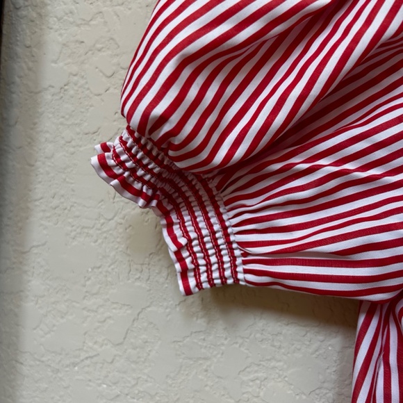 Habitual Kids One Shoulder Romper- Red, Size 10, Like New - Picture 5 of 7